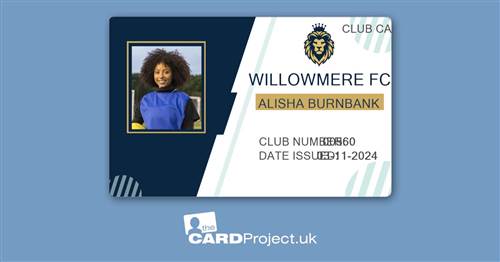 Football Club Membership ID Card Design 3